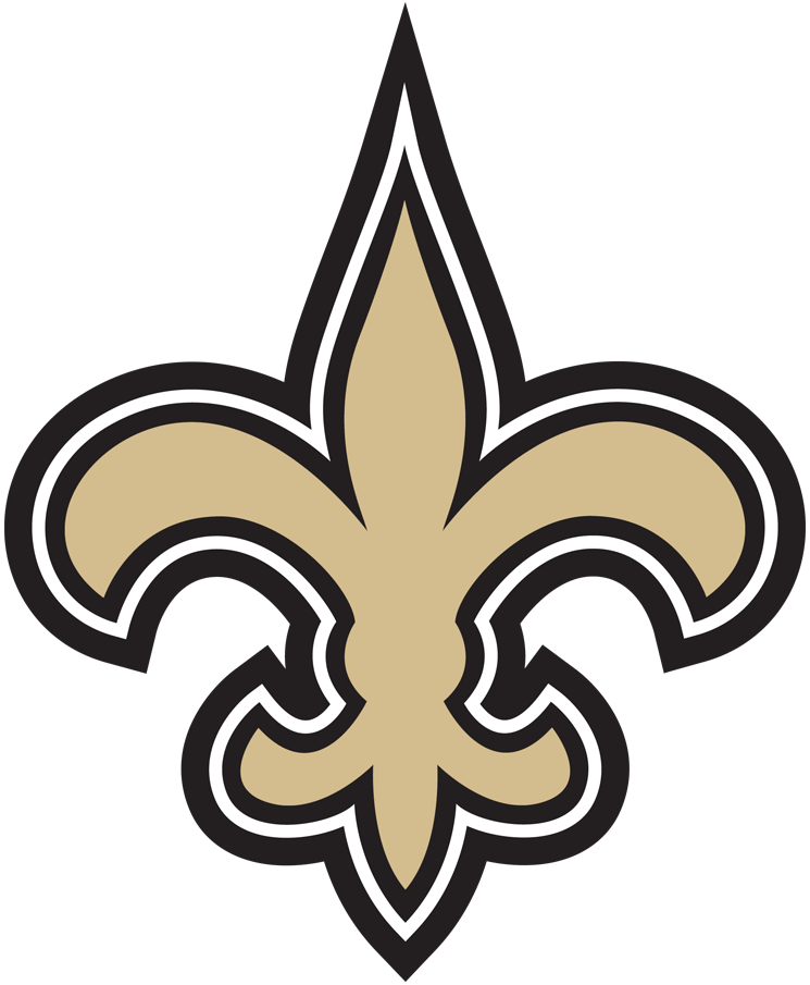 New Orleans Saints logos iron-ons